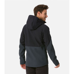 High Quality Men's Outdoor Windproof Hooded Fleece Softshell Jacket Waterproof Front <b>Zip</b> <b>Up</b> Casual Winter Hiking Softshell Coat - Product Image 5