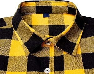 Chemise en flanelle élégante à carreaux de qualité supérieure, décontractée et formelle, pour le travail, coupe oversize, chaude, respirante, durable, imprimée ou unie - Product Image 4
