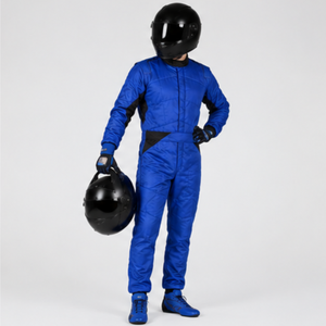 Traje de Carreras de Karting para Hombre, Azul, Manga Larga, Resistente a las Llamas, Sin Costuras, de Secado Rápido, para Todas las Temporadas, Personalizable para Equipos - Product Image 6