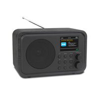 Radio numérique FM Radio Réveil Effet Bois Prise casque Radio DAB