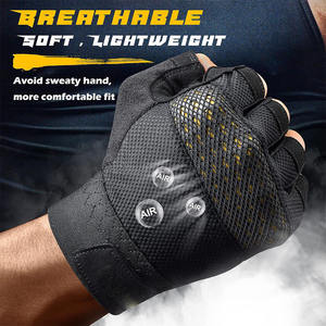 Guantes de Entrenamiento para Hombre, Guantes para Levantamiento de Pesas con Protección Completa en la Palma, Ultra Ventilados, con Almohadillas y Agarre de Silicona - Product Image 6