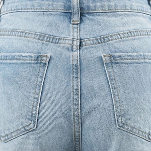 Plus Size Women <b>Denim</b> Shorts <b>Stretch</b> High Waist Ripped Pants Casual Summer Wear Fashion Street Style Custom Color Apparel - Product Image 5