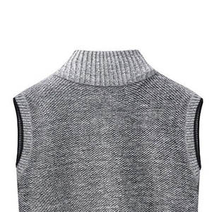 New Arrival <b>Wool</b> Made Windproof Vests For Men Online Best Selling 2 Side Custom Pockets Vests - Product Image 5