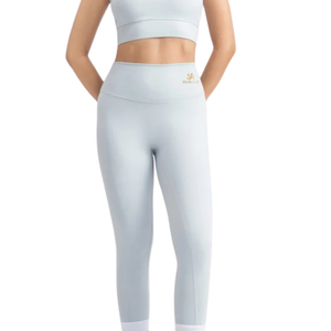 Conjunto de Ropa Deportiva para Mujer, Top Corto de Manga Larga, Leggings de Cintura Alta, Ropa Deportiva para Yoga, Gimnasio, Ejercicio - Product Image 1