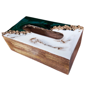 Epoxy Resin <b>Tissue</b> <b>Holder</b> Box Modern <b>Tissue</b> Box for <b>Kitchen</b> and Office Home Living Room <b>Tissue</b> Paper <b>Holder</b> - Product Image 2
