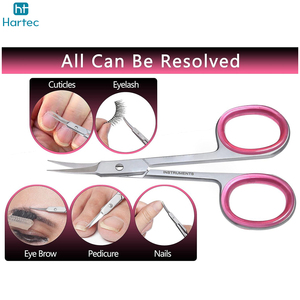 Portable High Quality OEM Curved Stainless Steel Cuticle & <b>Nail</b> <b>Scissors</b> with Steel Handles Autoclavable Right-Handed <b>Nail</b> Art - Product Image 6