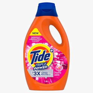 Detergente Líquido Tide con Downy, Solución para Ropa Resistente, para Ropa Brillante, Suave y Fresca en Cada Lavado, para Limpieza Diaria - Product Image 1