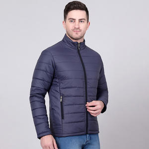 Nardon Apparel Haute Qualité Hommes Hiver Chaud Long Stand Manteau Confortable Mode Capuche Bulle Bouffante Veste Fermeture à Glissière - Product Image 3
