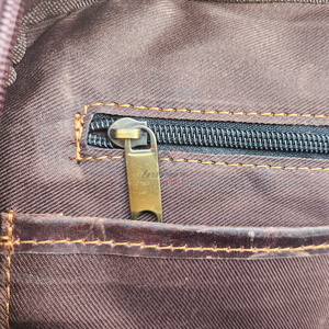 Sac à dos en cuir de vachette véritable pour homme et femme, léger, fin, pour ordinateur portable, travail, voyage, style rétro - Product Image 5