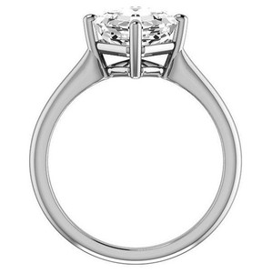 Anillo Solitario de Moissanita con Corte Asscher, Plata de Ley 925, Chapado en Oro de 18K, Forma de Constelación, Anillo de Compromiso, Boda, Promesa, de Lujo - Product Image 2