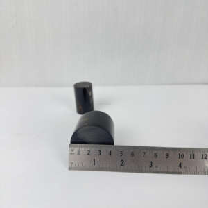 Petit rouleau de corne noire de buffle d'eau naturelle écologique en forme de cylindre - Product Image 1