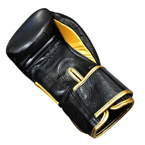 Guantes de boxeo de cuero genuino en venta en línea, guantes de boxeo transpirables personalizados de marca privada - Product Image 3
