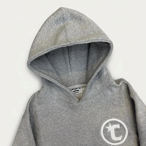 Ensemble de survêtement unisexe gris à capuche 100 % coton, couleur unie, décontracté, pour l'automne, avec imprimé étoile et logo frontal - Product Image 4