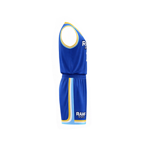 Adult Basketball Uniform <b>Kit</b> Customizable Plus Size Quick Dry Breathable Mesh Anti-Bacterial Reversible Basketball Uniform Set - Product Image 3