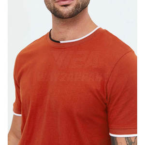 T-shirt Homme Col Rond Coupe Slim 2026 en Coton de Haute Qualité avec Impression Personnalisée du Logo - Product Image 4