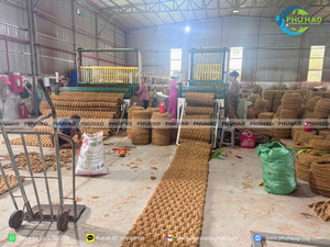 Hot Item coir mat outdoor <b>garden</b> entrance rug hand woven coco fiber mats driveway walkway <b>liners</b> 35mm thickness premium vendor - Product Image 6