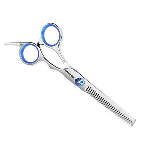 Tijeras de peluquería y tijeras de entresacar de 6.5 pulgadas, tijeras profesionales de acero inoxidable para barbería con cuchillas ultra afiladas - Product Image 4