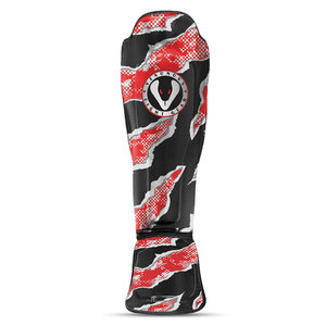 Espinilleras Venomous Viper de Color Personalizado, de Cuero, para MMA, Muay Thai, Kickboxing, Protección Profesional, Ligeras y Ajustables - Product Image 2