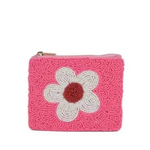 BUTTERFLY Cartera de pulsera para mujer con tarjetero, monedero, borlas de cuentas de silicona y cuero PU, con cremallera, diseño de amor, hecha a mano - Product Image 6