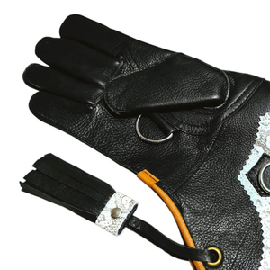 Gants de Falconerie Unisexe en Cuir Véritable Respirant de Haute Qualité avec Logo Personnalisé, Durables et Sûrs pour la Chasse et l'Entraînement des Oiseaux - Product Image 5