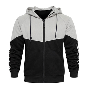 Conjunto de chándal con capucha para hombre, 100% algodón, estampado liso, estilo urbano, 2 piezas, cintura elástica, ropa deportiva - Product Image 5