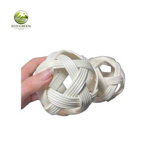 Juguete de Ratán Hecho a Mano para Perros, Juguete Masticable Natural y Duradero para Cachorros y Perros Pequeños, Juguete Ecológico para Mascotas, Pelota Resistente a Mordidas - Product Image 1