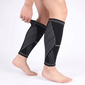 Genouillère de compression personnalisable avec logo, en nylon souple, respirant et fin, antidérapante, idéale pour la gym et l'exercice - Product Image 2