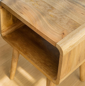 Mesitas de Noche Elegantes para Dormitorio, Mesita de Noche Moderna de Madera para Dormitorio y Hogar - Product Image 2