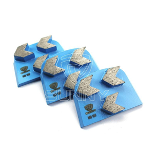 <span class=keywords><strong>Disque</strong></span> abrasif diamanté à segment triangulaire à changement rapide et haute dureté 30 # -200 #   Pour sols durs, OEM disponible - Product Image 4
