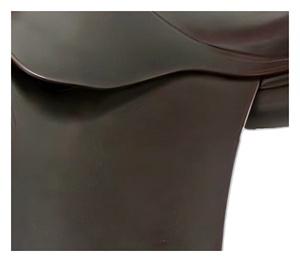 Selle d'équitation anglaise en cuir marron, style australien, pour dressage, concours et entraînement. - Product Image 6