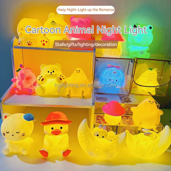 Little Sheep Creative Children Lovely Funny Smart Decorative Battery Operated Cute Mini Led Cartoon Animal Night Light for Kids