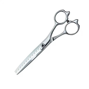 Tijeras Profesionales para Adelgazar el Cabello, para Diestros, con Hoja de Acero Inoxidable 6CR13 de 5.5 Pulgadas, Acabado Espejo, Logotipo Personalizado para Salón de Belleza - Product Image 4