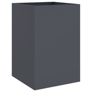 Maceta Resistente de Acero Laminado en Frío Color Antracita, 20.5x18.9x29.5 Pulgadas, Macetas y Jardineras - Product Image 2