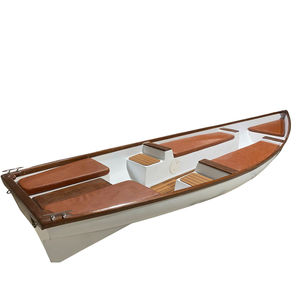 Bateau à rames Whitehall en composite et bois OMH K241 de 18 pieds pour 6 personnes, utilisation à rames et à moteur, 549,9 L x 138,9 L x 69,8 H cm - Product Image 4