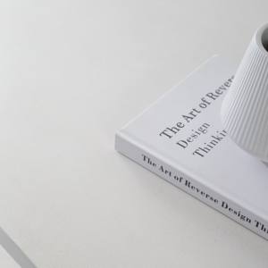 Mesa de Centro Vandana Astra Altis de Microconcreto Color Beige para Decoración Moderna de Sala de Estar - Product Image 2