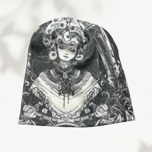 Custom Jacquard Adjustable Unisex <b>Winter</b> Beanie Knit <b>Hat</b> for Men <b>Women</b> Warm Stretch Fashion Wholesale OEMs - Product Image 1
