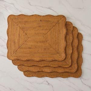 High Quality Natural Woven Oval Rattan <b>Placemats</b> <b>for</b> Dining <b>Table</b> <b>Table</b> Decor Christmas Ratan <b>Placemats</b> OEM <b>Placemats</b> - Product Image 2