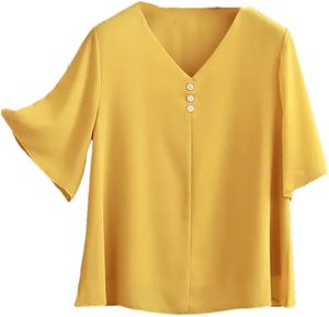 Camiseta de Chifón para Mujer, Diseño Personalizado de Fábrica OEM, Transpirable, Holgada, al por Mayor, Estilo Hip Hop, de Alta Calidad - Product Image 1