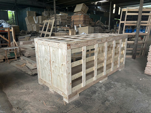 Wooden <b>Crate</b> Strong Sturdy Wooden Case Container for <b>Storage</b> Export Design Plywood Box Custom Dimension Dimensions - Product Image 4