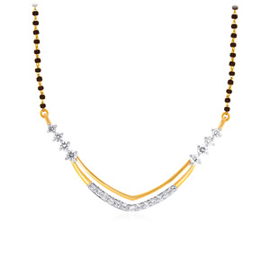 Women's Classic Rose Gold Plated 14K Yellow Gold Black Beaded <b>Long</b> <b>Necklace</b> Floral Drop Pendant IGI Certified Cut Lab Diamonds - Product Image 1