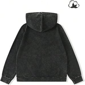 Men's Gothic Hoodies Hip Hop Streetwear Sweatshirts Grunge Graphic Hooded <b>Jackets</b> - Product Image 4
