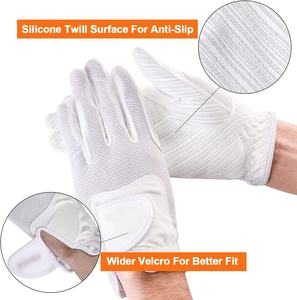 Guantes de Golf de Diseño Personalizado, Cuero Cabretta, Venta al Por Mayor a Bajo Precio, Agarre Estable, para Mano Izquierda y Derecha - Product Image 3