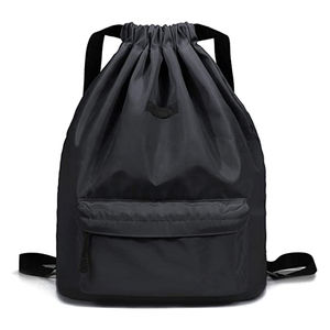 Sac à dos de sport avec fermeture éclair et poche pour bouteille d'eau, cordon de serrage, haute qualité, fabriqué au Pakistan, en vente - Product Image 5