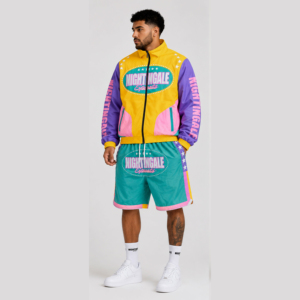 Conjunto Corto de Chaqueta Cortavientos con Logotipo Personalizado, el Mejor Conjunto Deportivo Informal de Manga Larga para Hombre, Impermeable y Resistente al Viento, de Nailon - Product Image 4