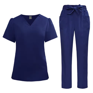 High Quality Oxford Women's Medical <b>Scrub</b> <b>Sets</b> for Hospital Clinic Healthcare Professionals OEM/ODM Wholesale Factory XXS-2XL - Product Image 4