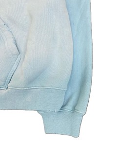 Sweat-shirt à capuche bleu clair pour homme, coupe classique, 100 % coton French Terry, décontracté, pour l'hiver, éco-responsable - Product Image 4