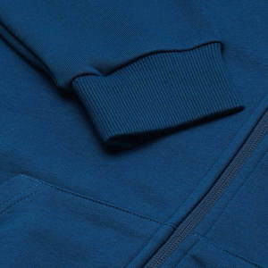 Sweat-shirt à capuche zippé personnalisé pour homme, fermeture éclair bidirectionnelle, vente en gros OEM pour les marques de streetwear américaines - Product Image 4