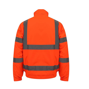Chaqueta de Seguridad Reflectante Unisex de Alta Visibilidad Personalizada, con Capucha, Impermeable, Transpirable, para Invierno - Product Image 3
