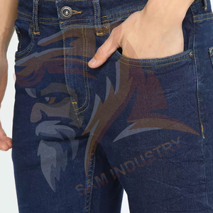 Pantalones Vaqueros de Mezclilla a la Moda para Hombre, Estilo Nuevo, Fabricante OEM, Corte Ajustado, Hechos a Medida - Product Image 4