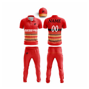 Ensemble de maillot et pantalon de cricket personnalisé avec logo OEM, design complet, sublimation, uniforme de cricket, vêtements de sport - Product Image 1